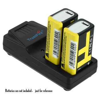 Universal Lithium Batteri Oplader, Genopladelige Micro-USB Oplader Interface til 9V Genopladeligt Lithium Batteri Udendørs Værktøj