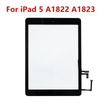 Tabletten Touch-Panel Til iPad 5 A1822 A1823 Touch Screen Glas Digitizer Assembly med Home-Knappen Til iPad 5 Skærm Replecement