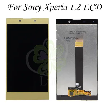 5.5 Tommer Sony Xperia L2 Sony L2 LCD-Skærm, Touch Screen Digitizer Assembly erstatning for sony l2 skærm 7510