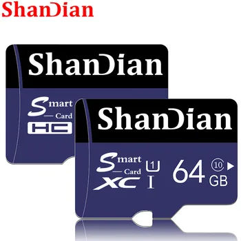 SHANDIAN Smart SD-Kortet, 128 gb Hukommelseskort med Høj Hastighed Class 10 32gb, 64gb Mini-TF Kort til Telefoner, Kameraer Gratis Fragt 754