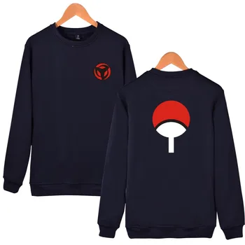Design Naruto Hættetrøjer Mænd Kvinder Capless Sweatshirts 2019 Nye Ninja Casual Sweatshirt Naruto O-Hals trøjer Pink Hættetrøje XXS-4XL