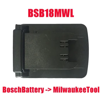 El-Værktøj Adapter Omformer BSB18MWL ( Bosch Batteri til Milwaukee Værktøj ) MWB18BSL ( Milwaukee Batteri til Bosch Værktøj )