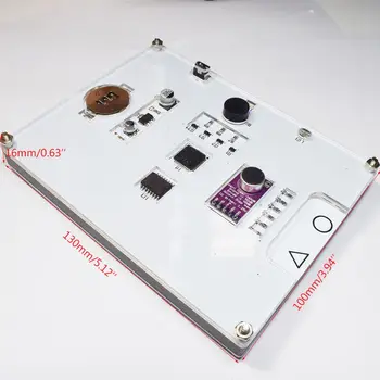 LED Digital Musik-spektrumsvisning DIY Kit Modul LED Equalizer Musik Spektrum Farverig Palet Ur DIY Elektronisk Kit