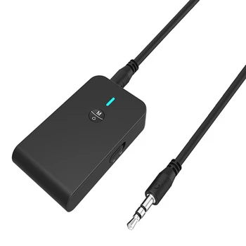 AptX Lav Latency 5.0 Bluetooth-Sender-Modtager 2-I-1-o Wireless Adapter til Bilen, TV på PC Højttaler Hovedtelefoner 3,5 MM Aux-Stik