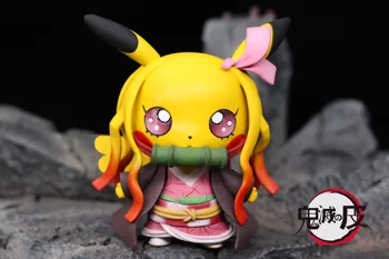 Anime Pikachu Garage Kit Pokemon Pocket Monsters Bao Ke Meng Cos Ghost Blade Dukke Trækul Zhilang
