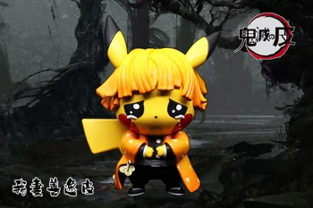 Anime Pikachu Garage Kit Pokemon Pocket Monsters Bao Ke Meng Cos Ghost Blade Dukke Trækul Zhilang