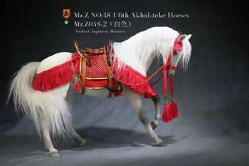 På lager 1/6 Skala Figur Scene Tilbehør MR. Z Dyr Model MRZ048 Akhal-teke heste Model for 12 inches Action Figur 7770