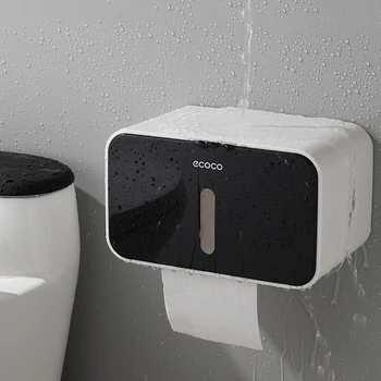 1pc Væv, Kasse Hængende Væv Holder Toilet Bryggers Væggen Home Decor Rulle Papir Tissue Box Holder vægbeslag Papir Dispenser