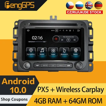 Android-10.0 Bil Stereo Til Dodge RAM1500+ Radio Mms-Touchscreen GPS Navigation Styreenhed DVD-Afspiller Carplay 4G+64G