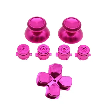 Metal Analog Joystick ThumbStick Greb Caps+Dpad Aktion D-Pad-Knapperne for Sony Playstation Dualshock 4 PS4 DS4 Gamepad Controller 7853