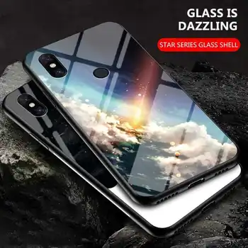 Mokoemi stjernehimmel Mønster Glas Tilfældet For Xiaomi Mi Mix 3 2 2 Max 3 2 Telefon Case Cover