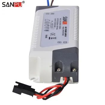 SANPU SMPS 30W 350mA 85V Konstant Strøm LED Switching Power Supply Driver (20...30)x1W AC/DC-81-105V Transformer til Led IP44