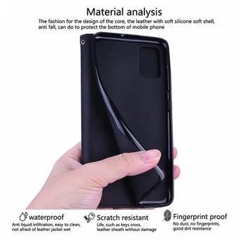 Læder Tegnebog Flip taske Til Samsung Galaxy S20 FE 5G eller 4G G781B S20 Note 20 Ultra Note10 S10 Lite S9 Plus Magnetiske Telefonens Cover