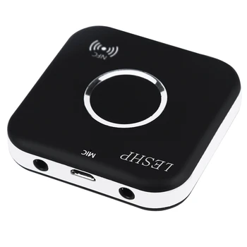 2 i 1 Bluetooth wireless receiver transmitter aux adapter 3,5 mm Jack Audio til TV-home bil lyd system stereo