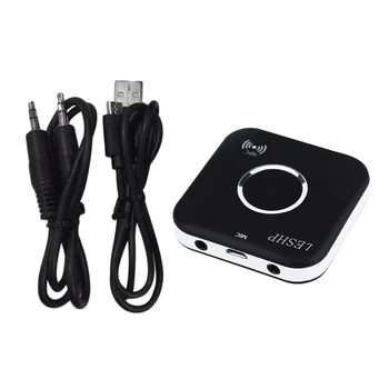 2 i 1 Bluetooth wireless receiver transmitter aux adapter 3,5 mm Jack Audio til TV-home bil lyd system stereo