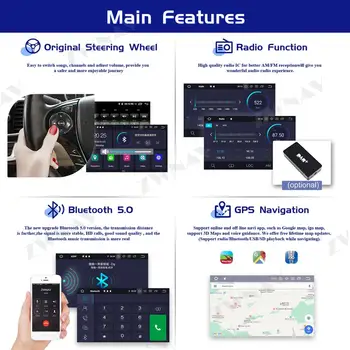 Android-10.0 Skærmen Car Multimedia Afspiller Til Peugeot 407 2004 2005-2010 GPS Navigation Auto Audio Radio Musik i stereo head unit