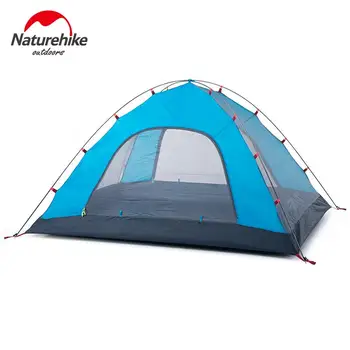 Naturehike Bærbare Udendørs Camping Telt 2/3/4 Person Backpacking Vandring Vandtæt 5000mm Dobbelt Lag Rejser Fiskeri Te