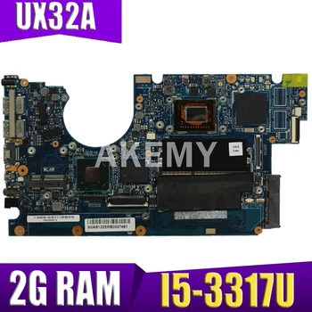 SAMXINNO For ASUS UX32A Laotop Bundkort UX32VD UX32V UX32A 90R-NYOMB1500Y Bundkort med 2G RAM, I5-3317U