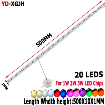 High Power Lys Perler 1W3W5W Lange LED Aluminium PCB Til 100 MM 150 MM 300 MM 390MM 400MM 500MM 595MM 3/4/5/6/7/8/9/12/15/20LEDs