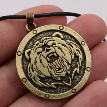 Nostalgi Viking Bear Paw Vedhæng Slavisk Dyr Talisman Nordiske Amulet Smykker Halskæde Hedenske Mænd