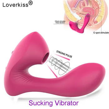 Klitoris Stimulator Clit Sucker Massager Vibrator Vibromasseur Femme Silencieux Dildo, G-Spot Vibrator for Kvinder, Voksne Sex Legetøj