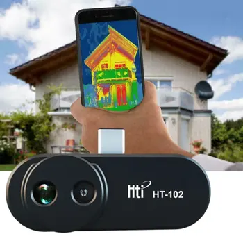 FLIR EN PRO Mobiltelefon termografi Kamera Infrared Imager HT-102 til Iphone, Ipad, iOS Android OTG Funktioner Termisk Instrum