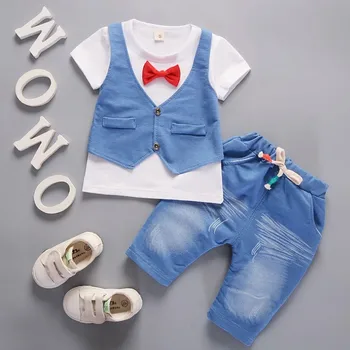 Kids Tøj Til Drenge, Tøj Sæt 2020 Sommer Baby Drenge Tøj Casual Herre 2stk Outfits Børn sportstøjet 1 2 3 4 År