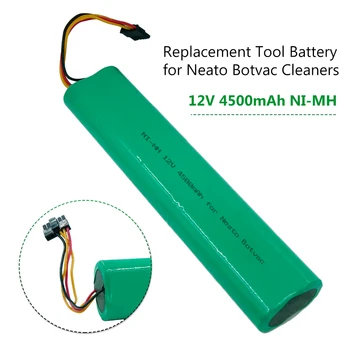 NIMH-12V-4500mAh Genopladeligt Batteri til Neato Botvac 70e 75 D75 80 85 D85 D80 Støvsuger Batteri