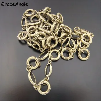 100cm Legering Lang Cirkel, Kæde, charme smykker at gøre resultaterne Armbånd, Halskæde, øreringe og dingle Kabel kæde Messing Kæde 13MM04073 8402