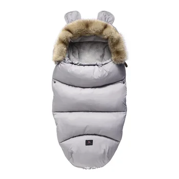 2019 Nye Faux Fur Baby Klapvogn Sovepose med Dobbelt Anvendelse, Baby Efterår/vinter Udendørs Tæppe, Varm, Baby Produkter, Anti-kick