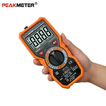 Digital Multimeter PEAKMETER PM18C Sand RMS AC/DC Spænding, Modstand Meter PM890D Kapacitans Frekvens Temperatur NCV Tester 8543