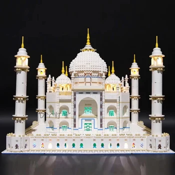 LED Lys Kit Kompatibel For 10189 10256 Taj Mahal byggesten Mursten Legetøj Gave Legetøj Belysning Tilbehør Til Børn