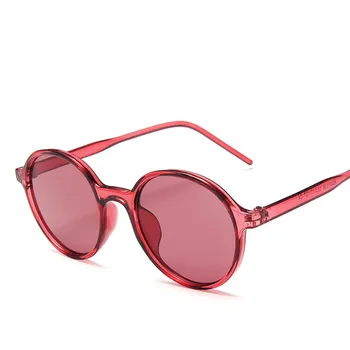 RBROVO 2021 Runde Solbriller Kvinder Candy Farver Klassisk Luksus Plast Sol Briller Classic Shopping Oculos De Sol Gafas UV400