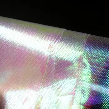 Vampfly 20pcs fluebinding Materiale Regnbue Film Pearl Nymfe Flash Back Flash Film Fisk Skala Præget Flyve Vinger Kinden Krop