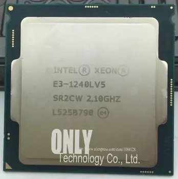 Intel E3-1240LV5 2.1 GHZ Quad-Core 8MB såsom smartcache E3-1240L V5 600MHz FCLGA1151 TVD 80W 1 års garanti 8662
