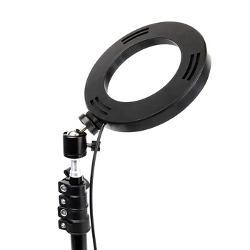 16cm LED-Ringen Lys Fotografiske Selfie Ring Belysning 6 tommer med Trefod Udfylde Lampe til Telefonen, Youtube-Video Studio Makeup