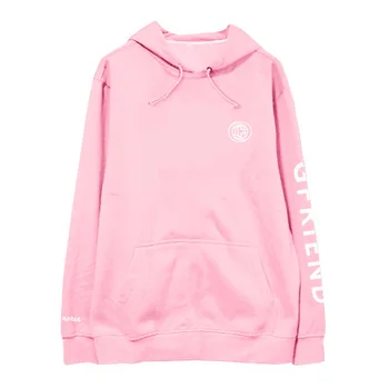 GFRIEND Kpop Exo Sweatshirt Kvinder Vinteren Harajuku Casual Hættetrøjer Bogstaver Påtrykt Pink Fleece Pullover K-pop Tøj Til Kvinder