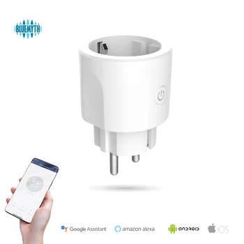 Smart Plug EU ' s WiFi-Stik 16A Stik Timing Funktion SmartLife APP Control Arbejder med Alexa Google