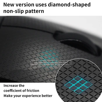 Hotline Spil Mouse Anti-Slip Tape til Logitech G402 Mus Sved Resistente Mus Pads Side Anti-Slip Klistermærker Mus Skøjter