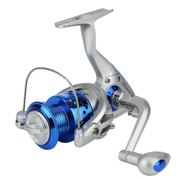 1000-7000 Montering Fiskehjul Aluminium Krop Spinning Spole 5.5: 1 Speed Ratio Fiskeri Hjul Fiskesnøre Hjulet Maskine