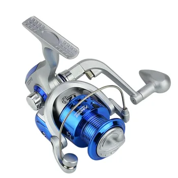 1000-7000 Montering Fiskehjul Aluminium Krop Spinning Spole 5.5: 1 Speed Ratio Fiskeri Hjul Fiskesnøre Hjulet Maskine