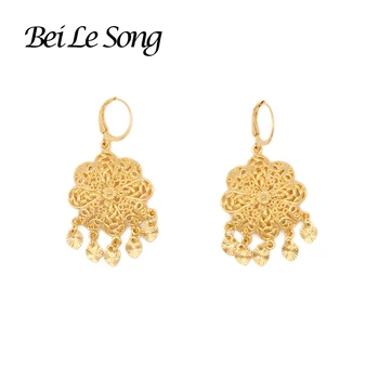 Øreringe smykker øreringe vedhæng 24K guld farve for kvinder smykker ørering usædvanlige hoop earings mode øreringe, piercinger 8784