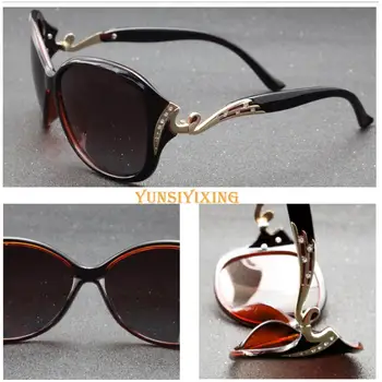 YSYX Kvinder Solbriller, Polariserede Fashion Brand Briller Vintage Kvinder Solbriller Designer Anti-blænding UV400-Brillerne gafas de sol
