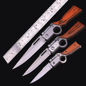 Høj kvalitet Lomme 57HRC Lomme Taktiske Folde Kniv Kniv Overlevelse, Jagt, Camping Pocket Knive med LED-Knive