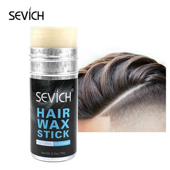Sevich 75g Naturlig og forfriskende Hair Wax Stick Langvarig Hår Styling Voks Fashion Hair Ler Højt Stærke Hold Hår Fløde