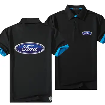 Sommeren Klassisk Polo Shirt til Ford Mænd Bomuld Solid kortærmet t-Shirt Åndbar Camisa Masculina Polo Hombre Golftennis