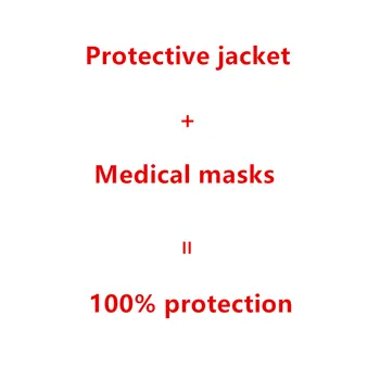 Beskyttende kappe med ansigtsmaske Forår sommer Mænd Kvinder Aftagelig linse, Anti-spray Beskytter hoved frakker Par Tynde jakke hooded