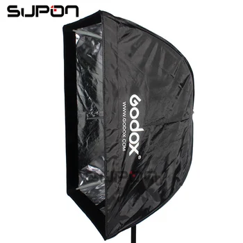 Godox softbox 60x90cm Flash Speedlite broly Paraply Lys diffuser Blød boks Reflektor til foto Studie fotografering tilbehør