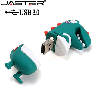 JASTER Dinosaur Tegnefilm USB 3.0 flash drev, Pen drive 32GB, 64GB 16GB 4GB 8GB USB-stick pendrive flashdrive Kreative gaver