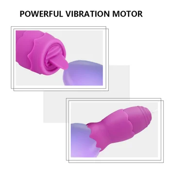 USB-Oral Sex Licking Tunge Vibrator Anal toy Klitoris Stimulator Kvindelige Massageapparat Sex Legetøj til Kvinder 12 Hastigheder Vagina Vibrator